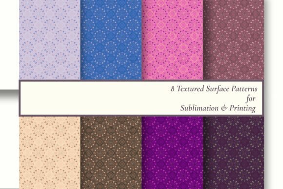 8 Ornate Vintage Seamless Texture Tiles