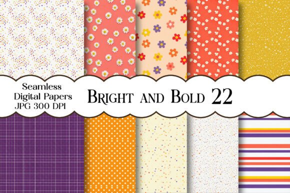 Bright and Bold Seamless Pattern: Elevate Your Creative Projects with Vibrant Design