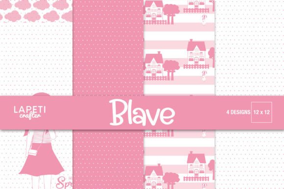 Pink Spring Scrapbook Papers: A Feminine Touch for Creative Projects